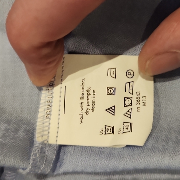 𝅺shaquille O'Neal Light Blue Houndstooth Button-Up Shirt - Picture 8 of 9